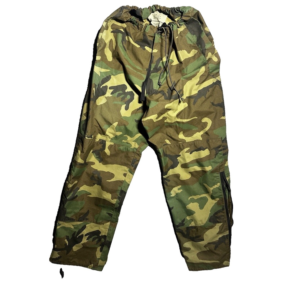 Army Camo Cargo‎ Pants Small-Long Cold Weather Trousers Military Hunting